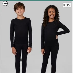 NEW 32 Degrees Kids Heat Set - Black SMALL